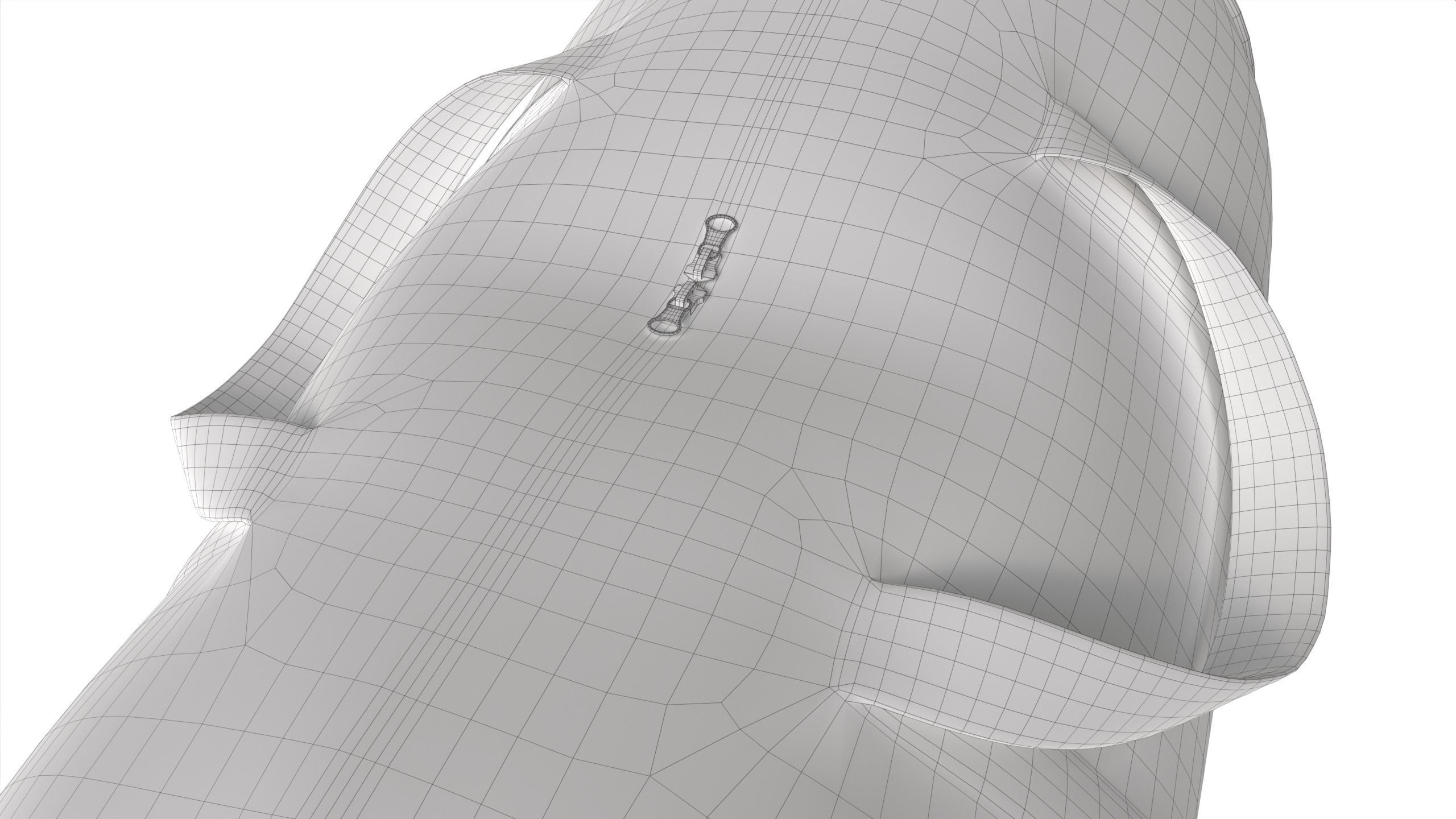 Duffle Bag Low-poly 3D model_6