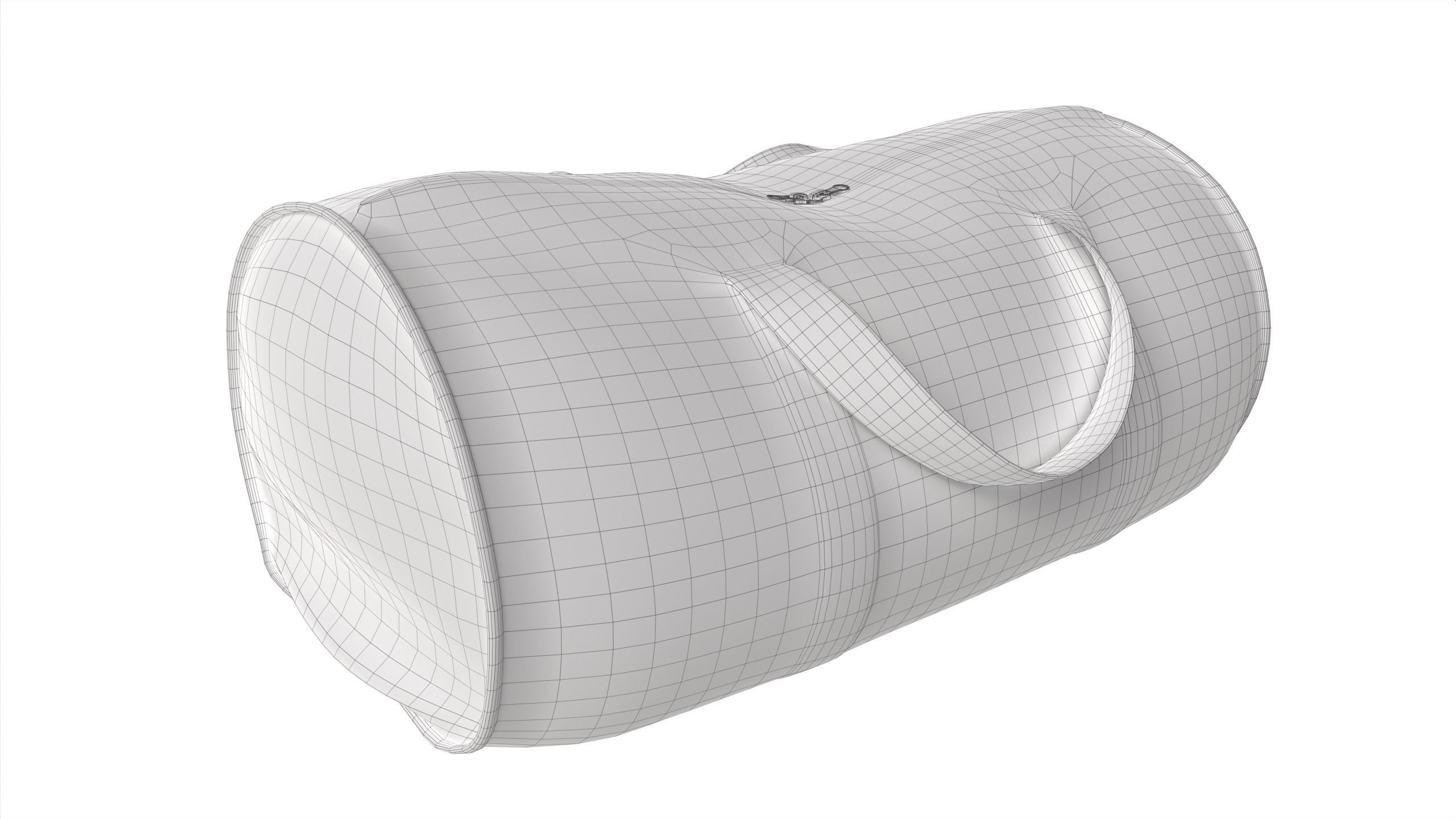 Duffle Bag Low-poly 3D model_2