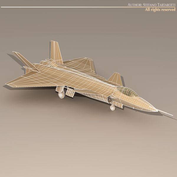 Chengdu J-20 3D model_10