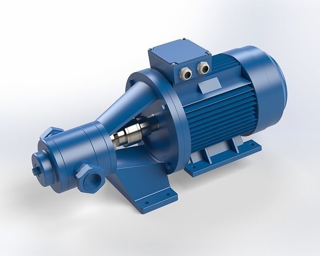 Gear pump NMSHF 3D model