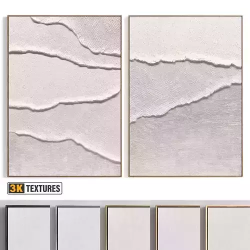 Plaster Two Photo Frame 442