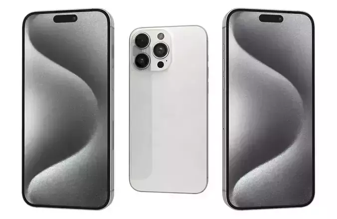 Apple iPhone 15 Pro Max White Titanium