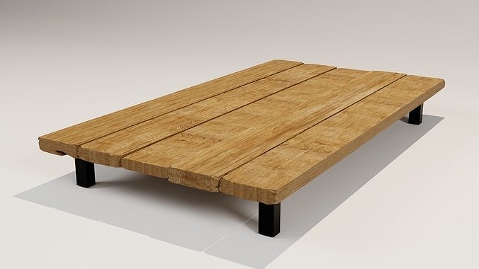 Coffee Table Low-poly 3D model