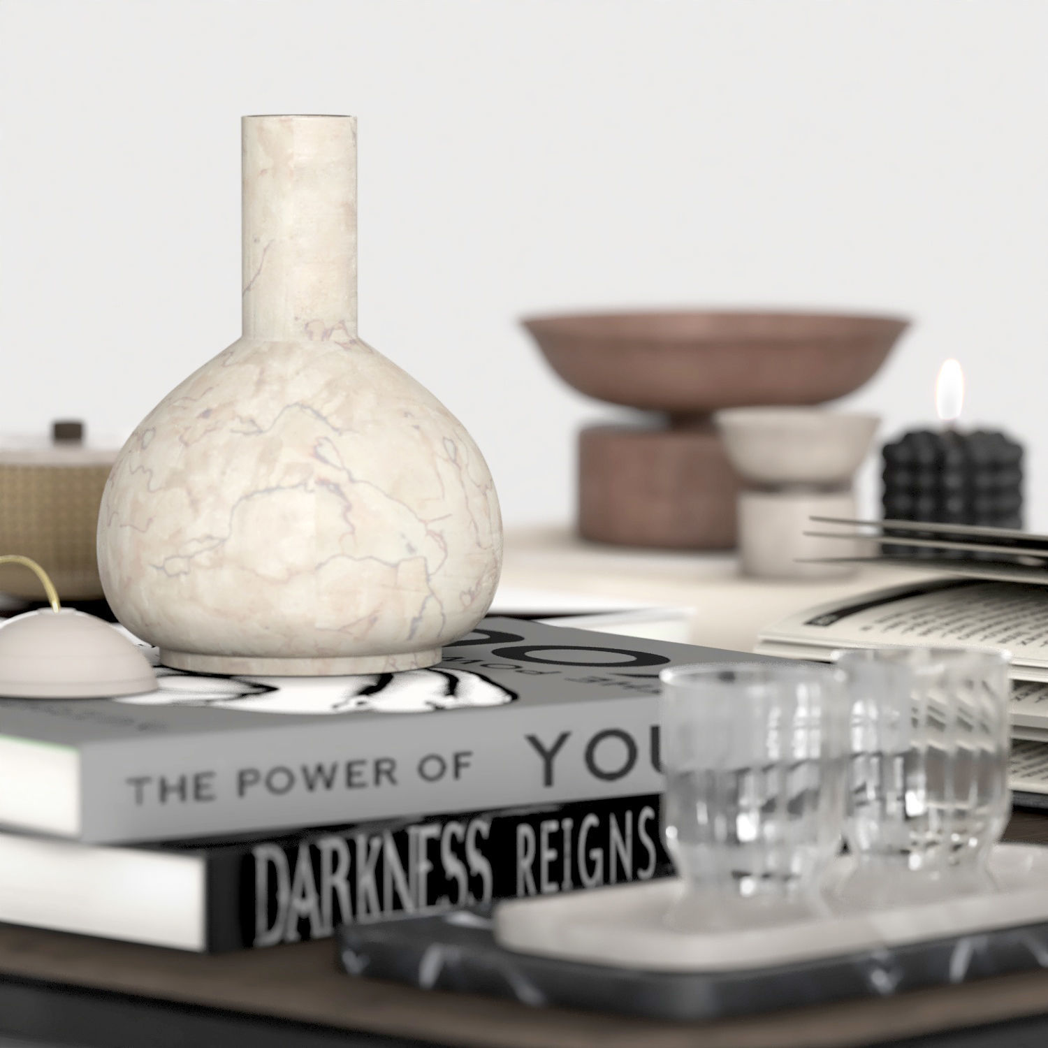 decorative set 01 3D model_2