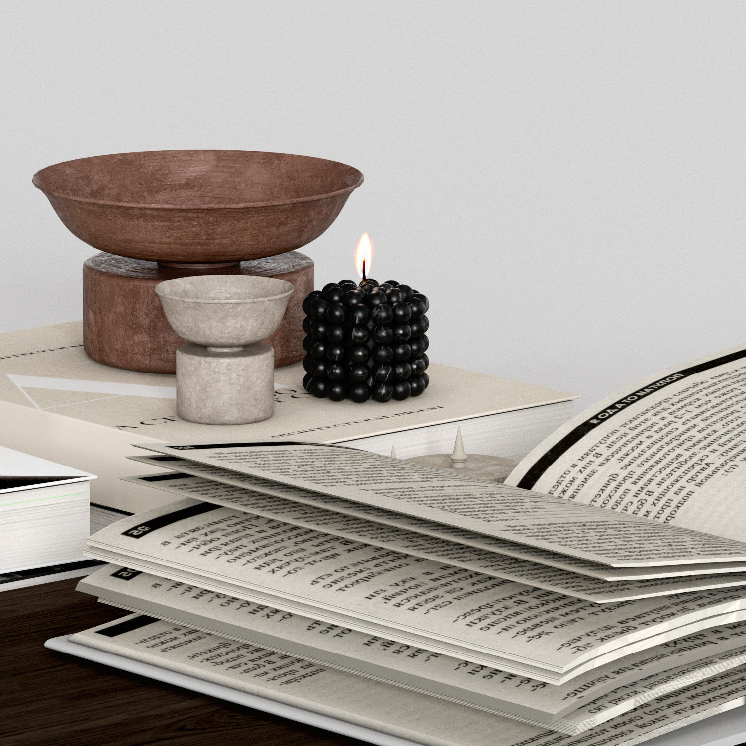decorative set 01 3D model_1