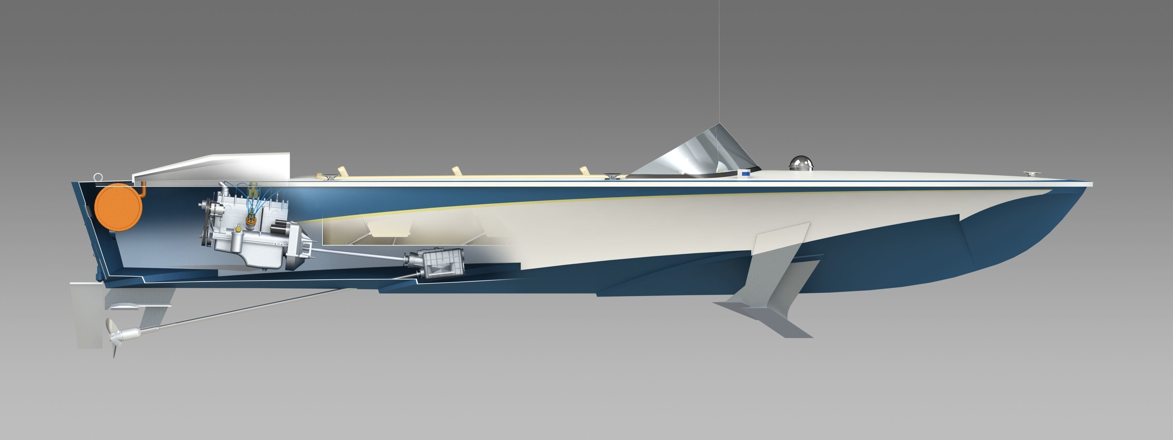 Volga Boat 3D model_2