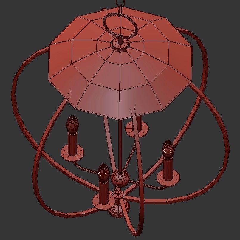 Wesley Lantern 3D model_2