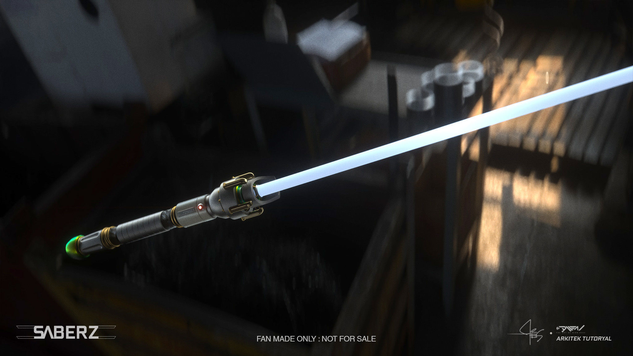 SABERZ CINEMA 4D MODEL Free 3D print model_3