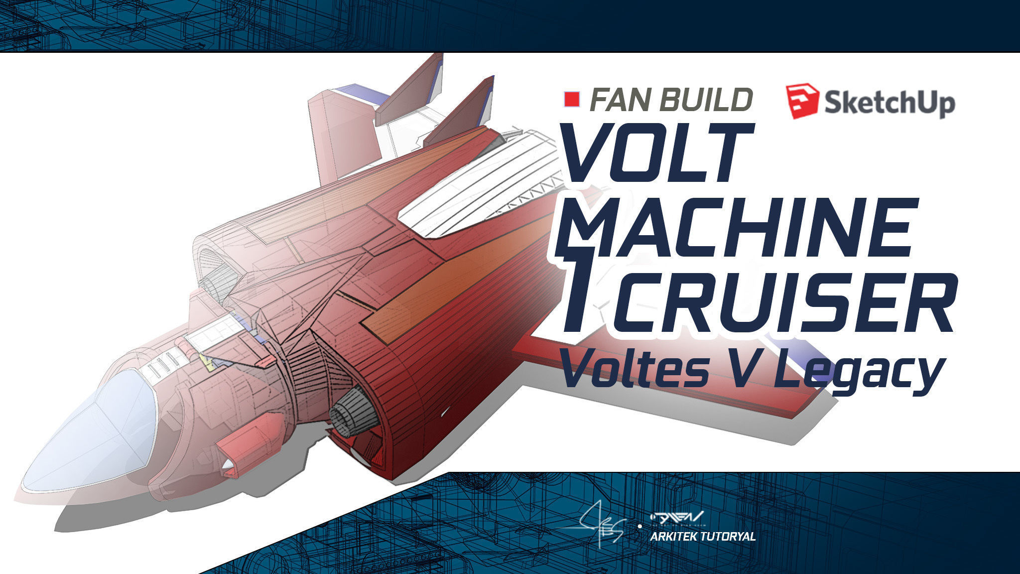 VOLTES V COMPLETE SKETCH UP MODEL 3D print model_6