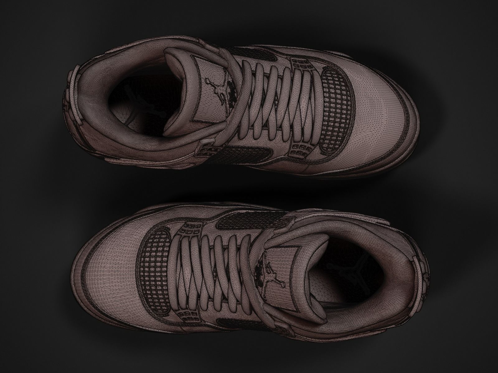 Air Jordan4-retro sneaker-v2-3d printable 3D print model_8