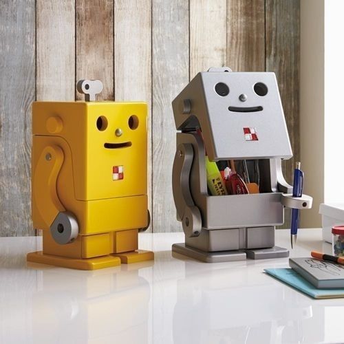 ROBOT DESK ORGANIZER 3D model_7
