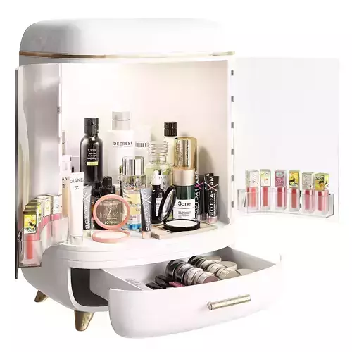 A set of cosmetics for a beauty salon or dressing table