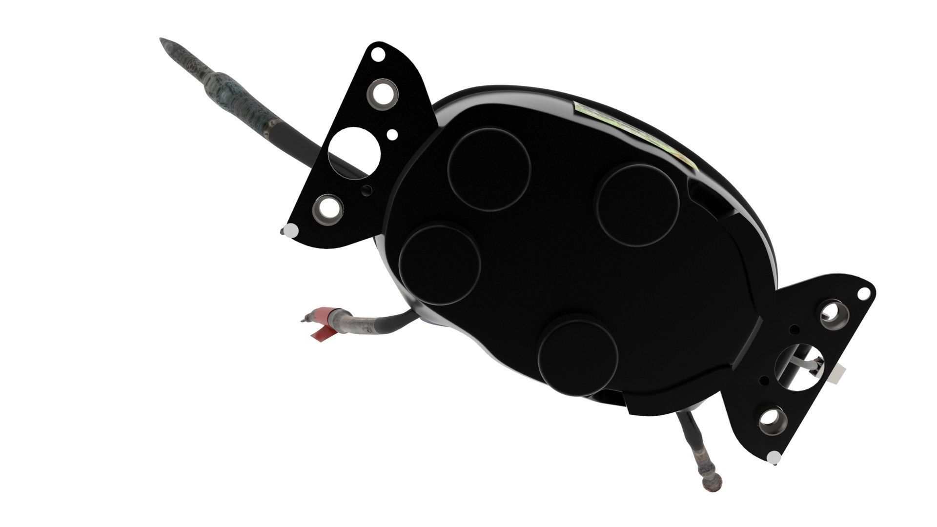 Refrigerator Compressor 3D model_37