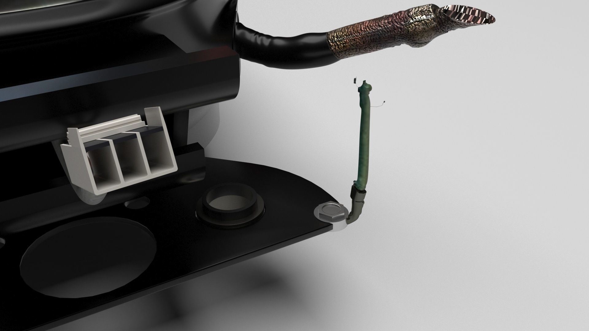 Refrigerator Compressor 3D model_10