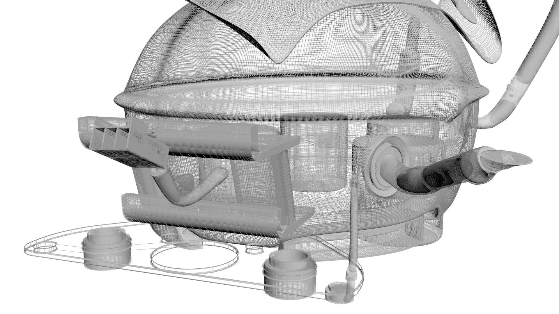 Refrigerator Compressor 3D model_50