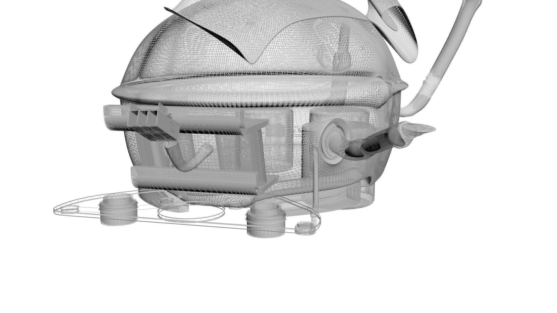 Refrigerator Compressor 3D model_55