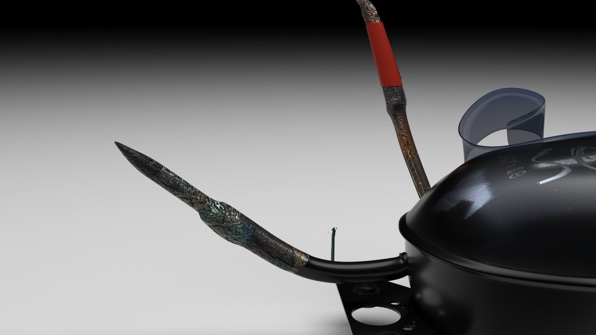 Refrigerator Compressor 3D model_14