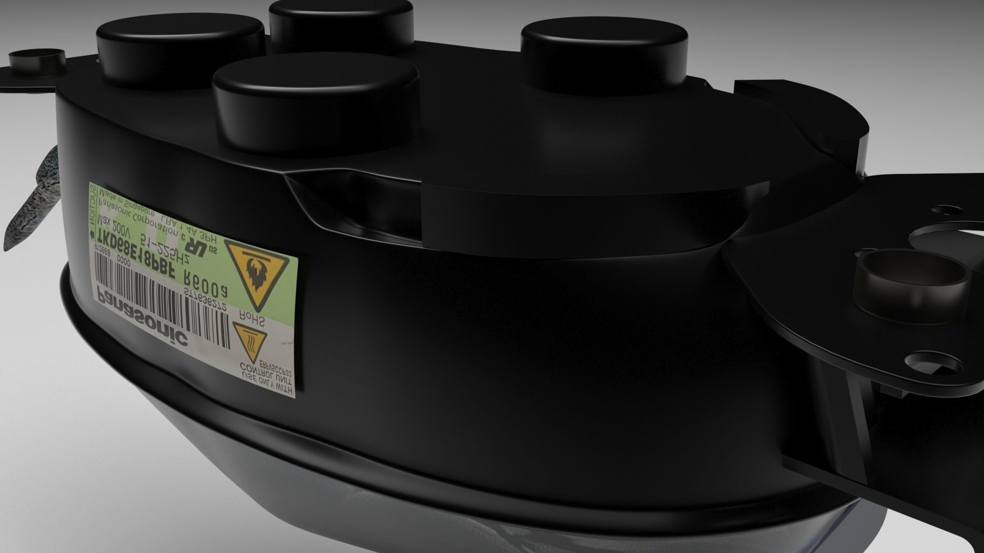 Refrigerator Compressor 3D model_20