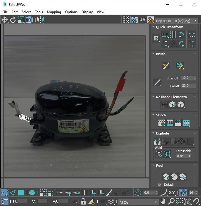 Refrigerator Compressor 3D model_61