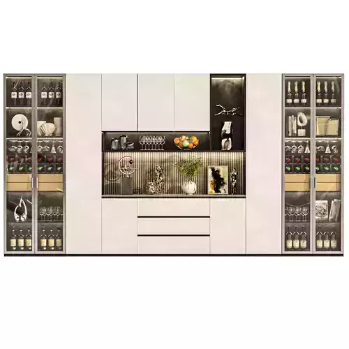 Bookcase with books decor and accessories