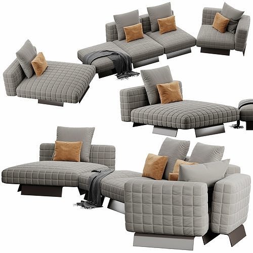 Twiggy Sofaset2 3D model 4