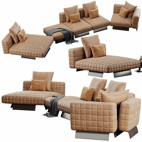 Twiggy Sofaset2 3D model 3