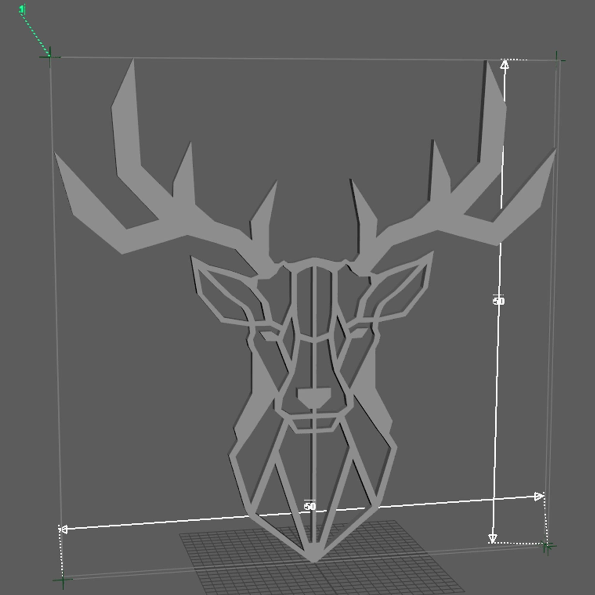 Decoration item 3 Low-poly 3D model_3