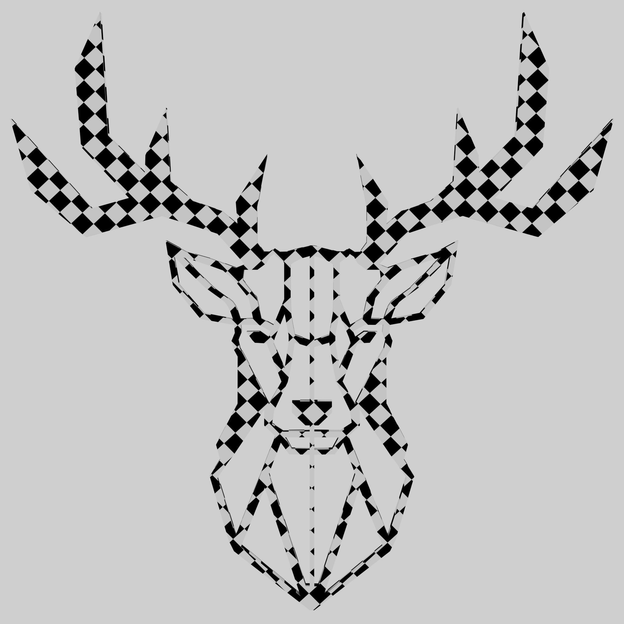 Decoration item 3 Low-poly 3D model_4