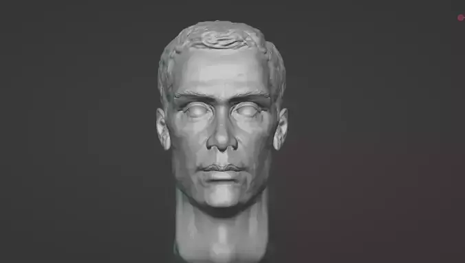 Oppenheimer Cillian Murphy 3d head sculpt for 3d printing model