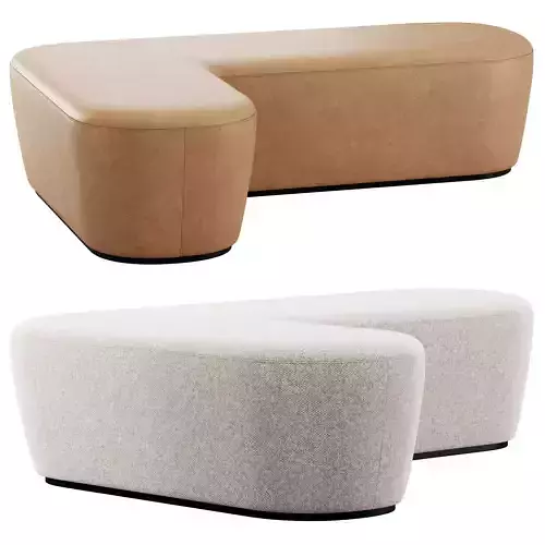 Radar L Shaped Pouf by Frezza