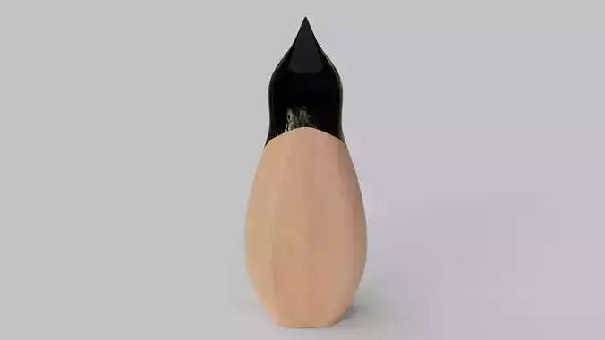 wooden carving penguin Showpiece