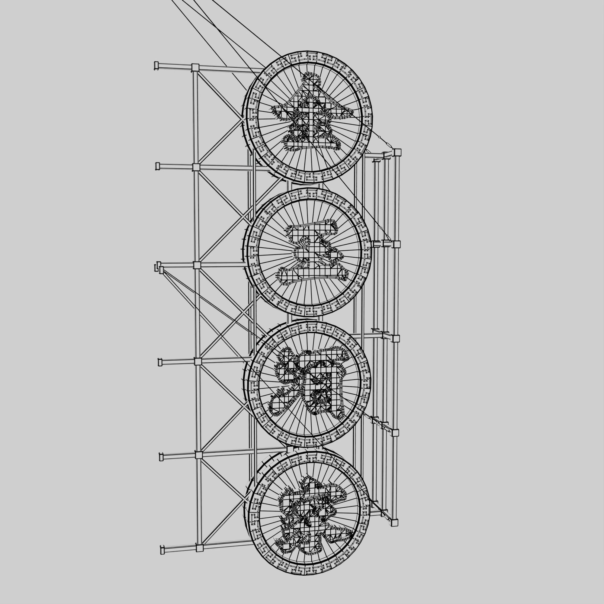 Hong Kong Neon Sign V06 Bundle 3D model_80