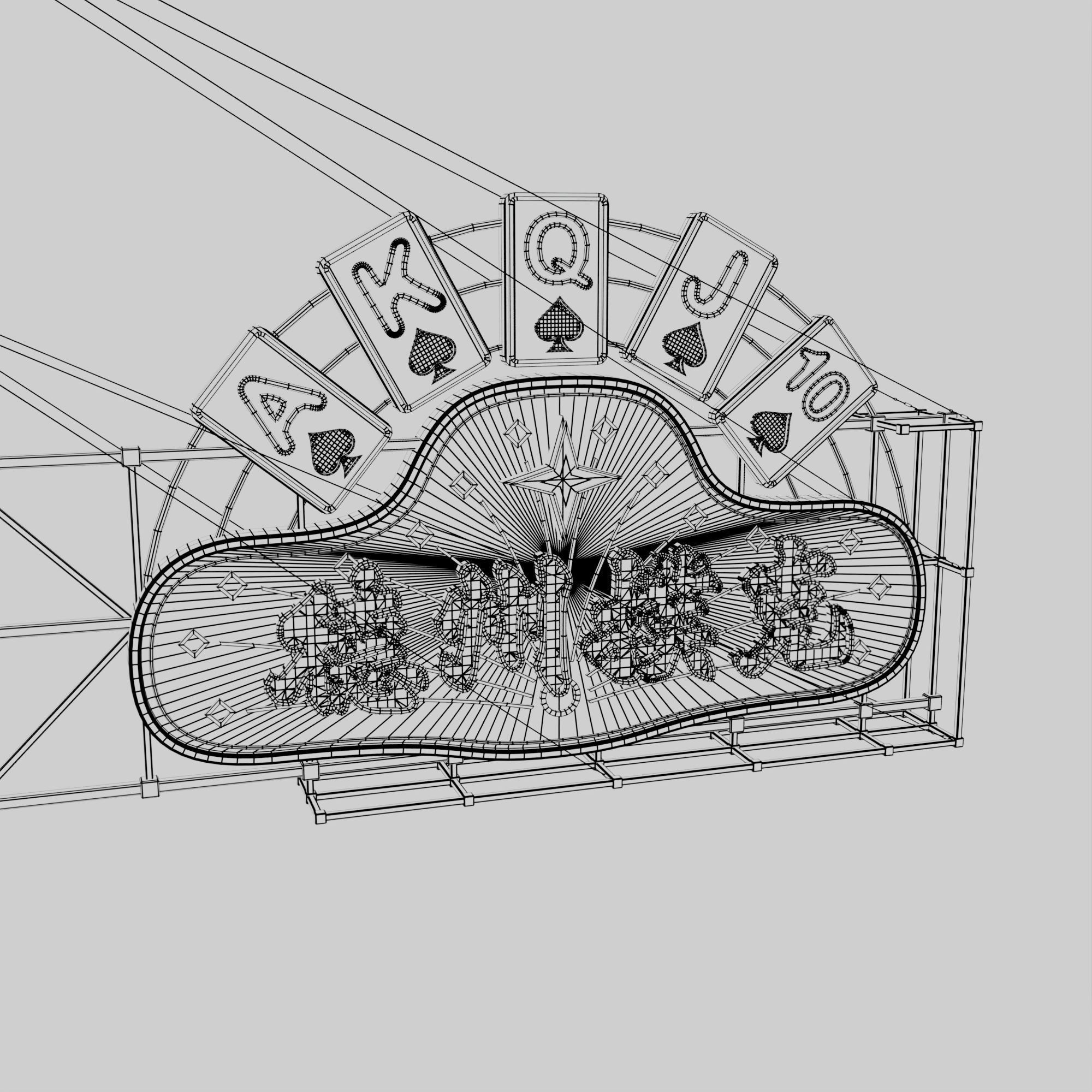 Hong Kong Neon Sign V06 Bundle 3D model_52