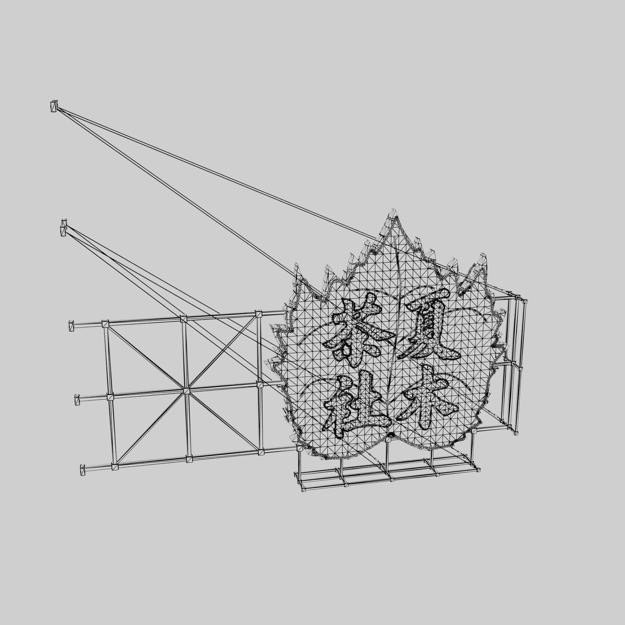 Hong Kong Neon Sign V06 Bundle 3D model_8