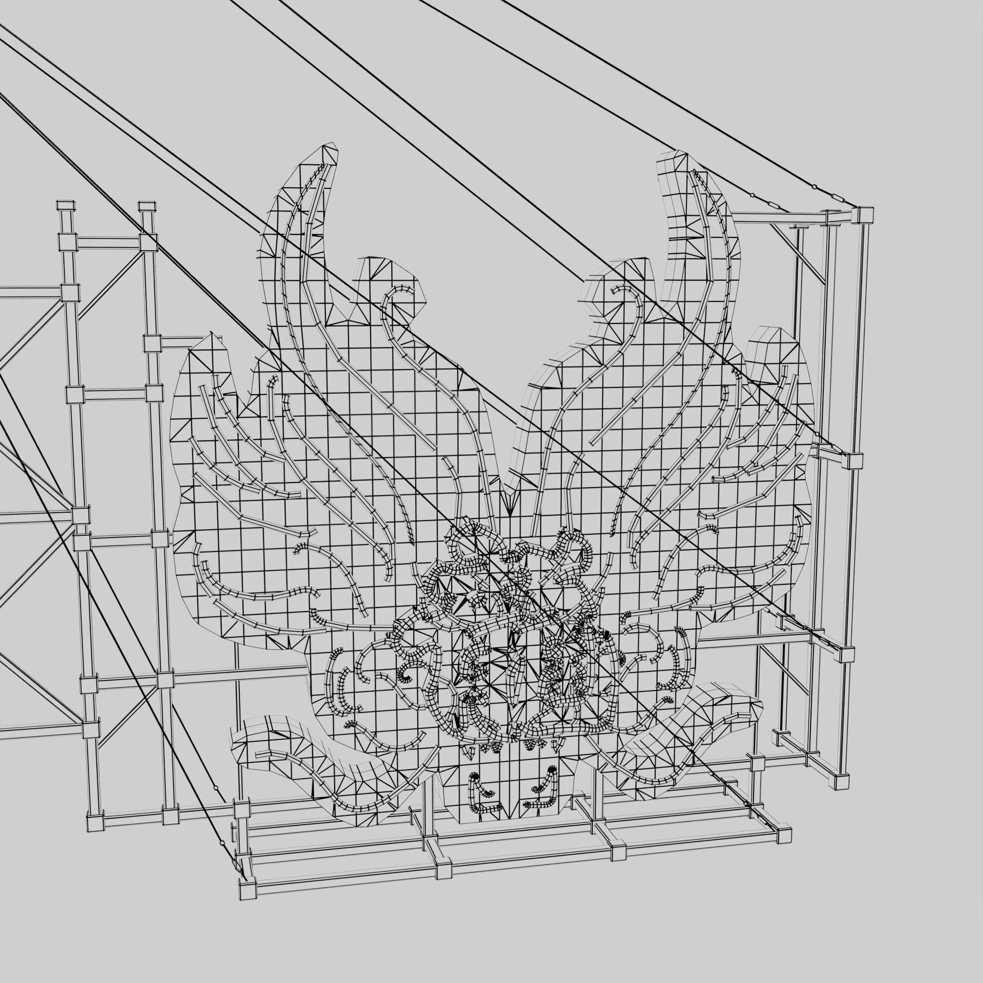 Hong Kong Neon Sign V06 Bundle 3D model_60