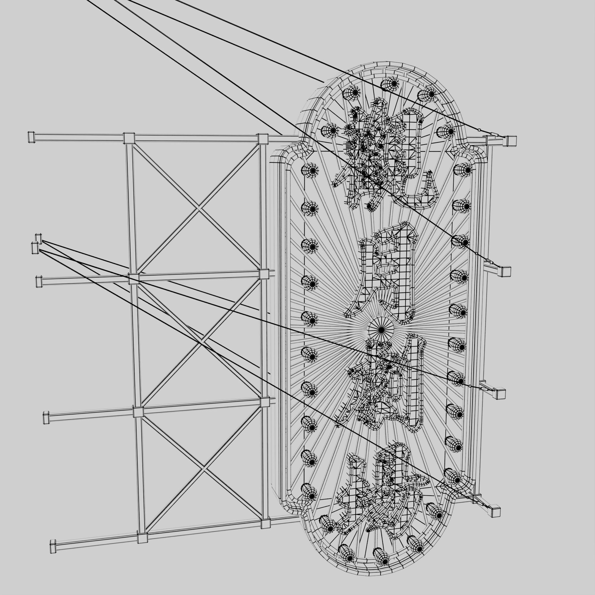 Hong Kong Neon Sign V06 Bundle 3D model_72