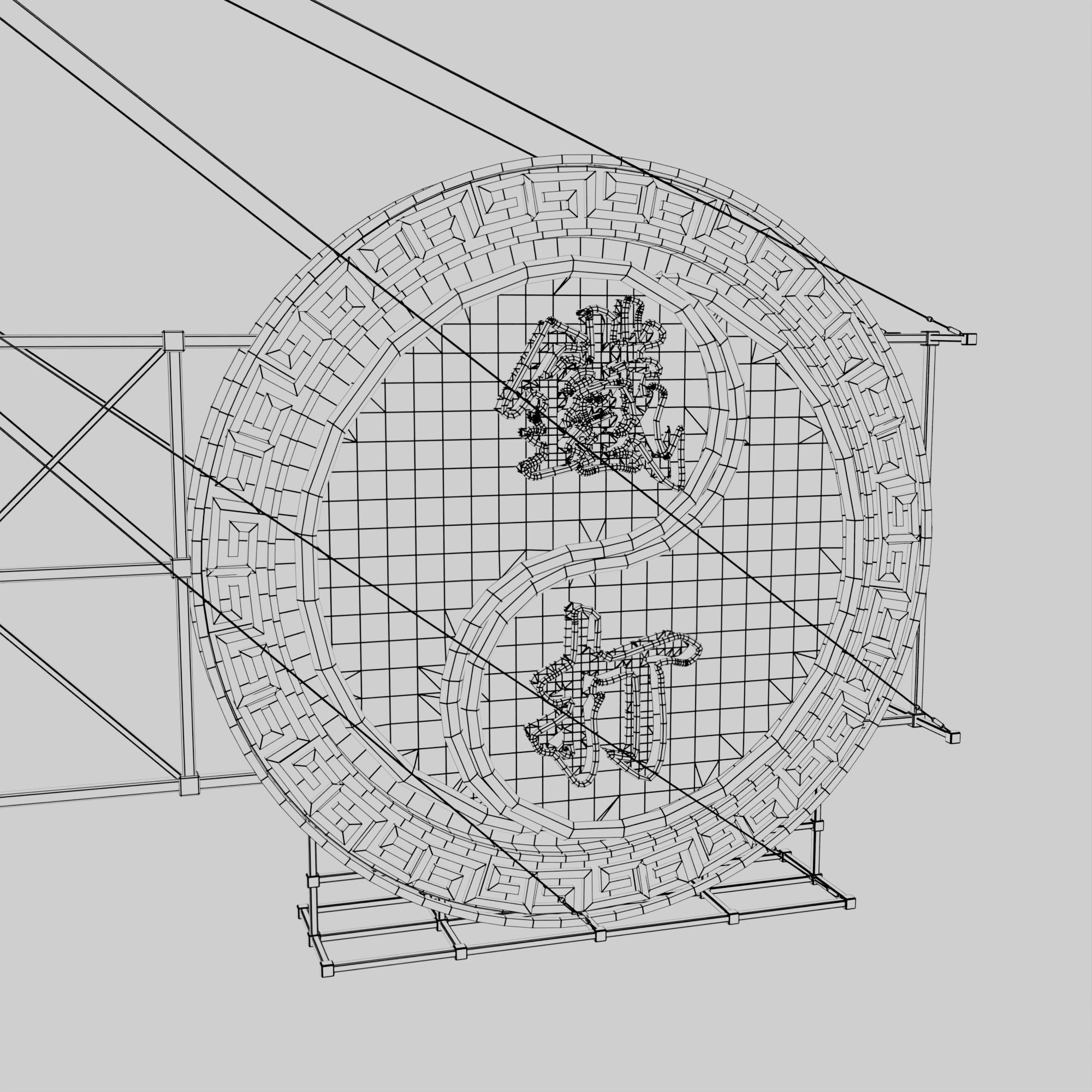 Hong Kong Neon Sign V06 Bundle 3D model_84