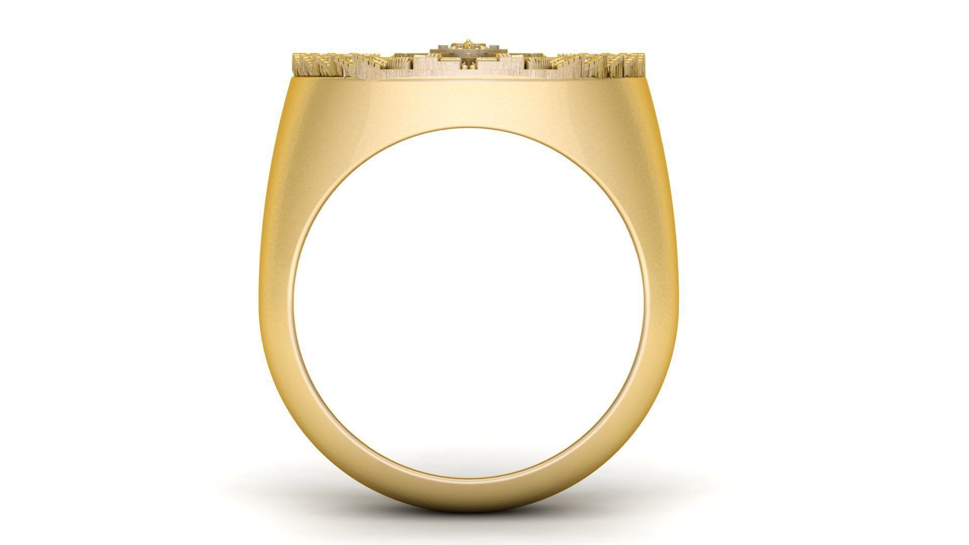 Mayan Calendar Rings Combo  3D Model Collection_6