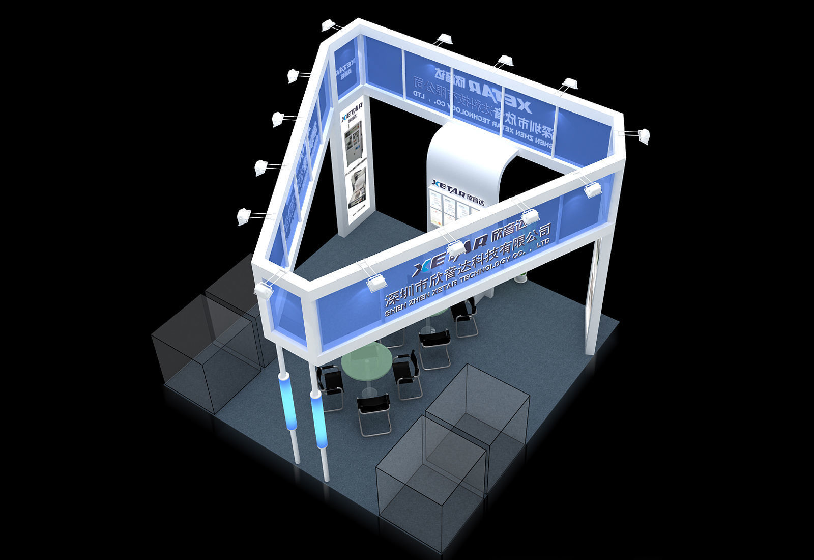 Exhibition - Area - 6X6-3DMAX2009-37 3D model_4