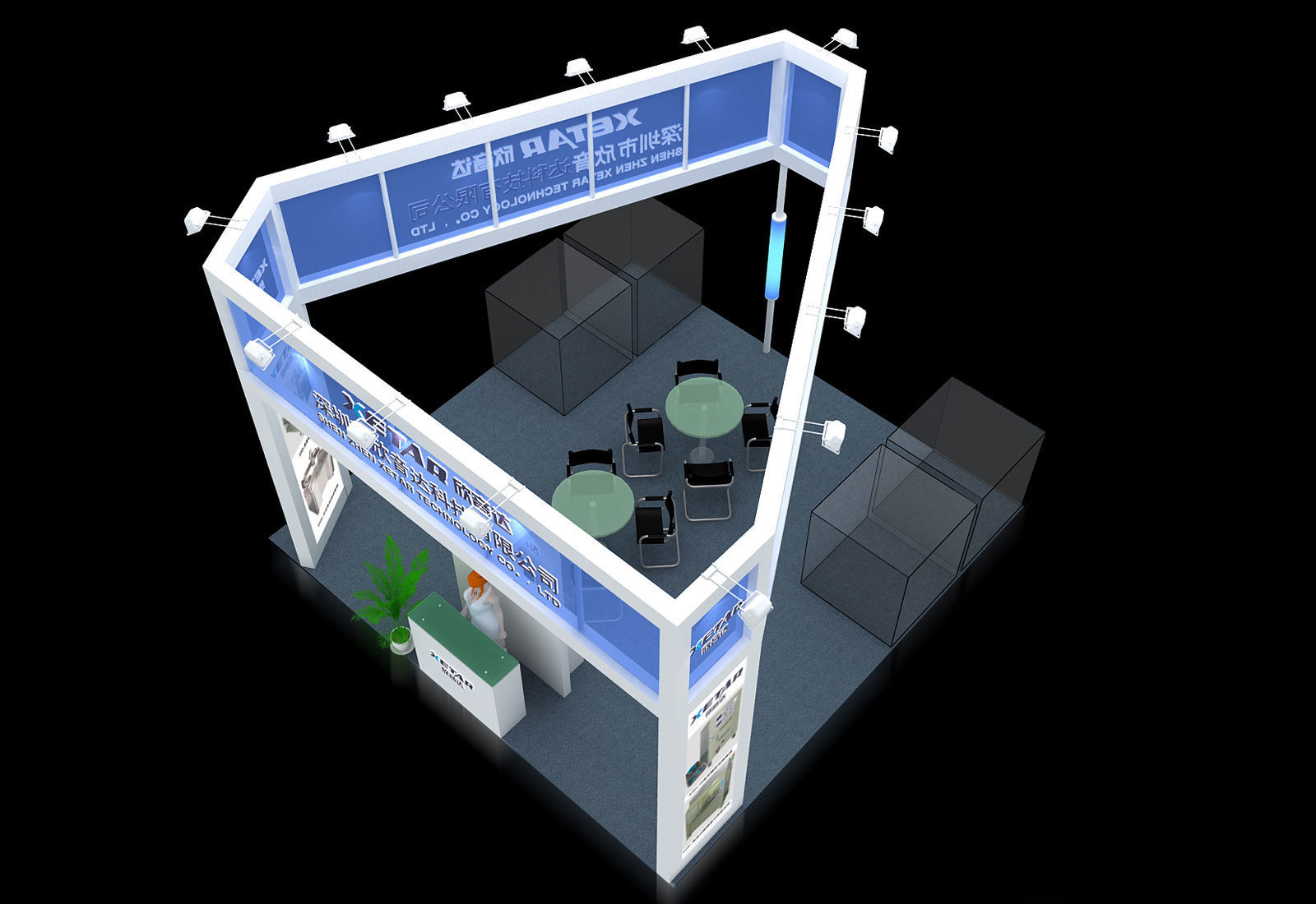 Exhibition - Area - 6X6-3DMAX2009-37 3D model_3