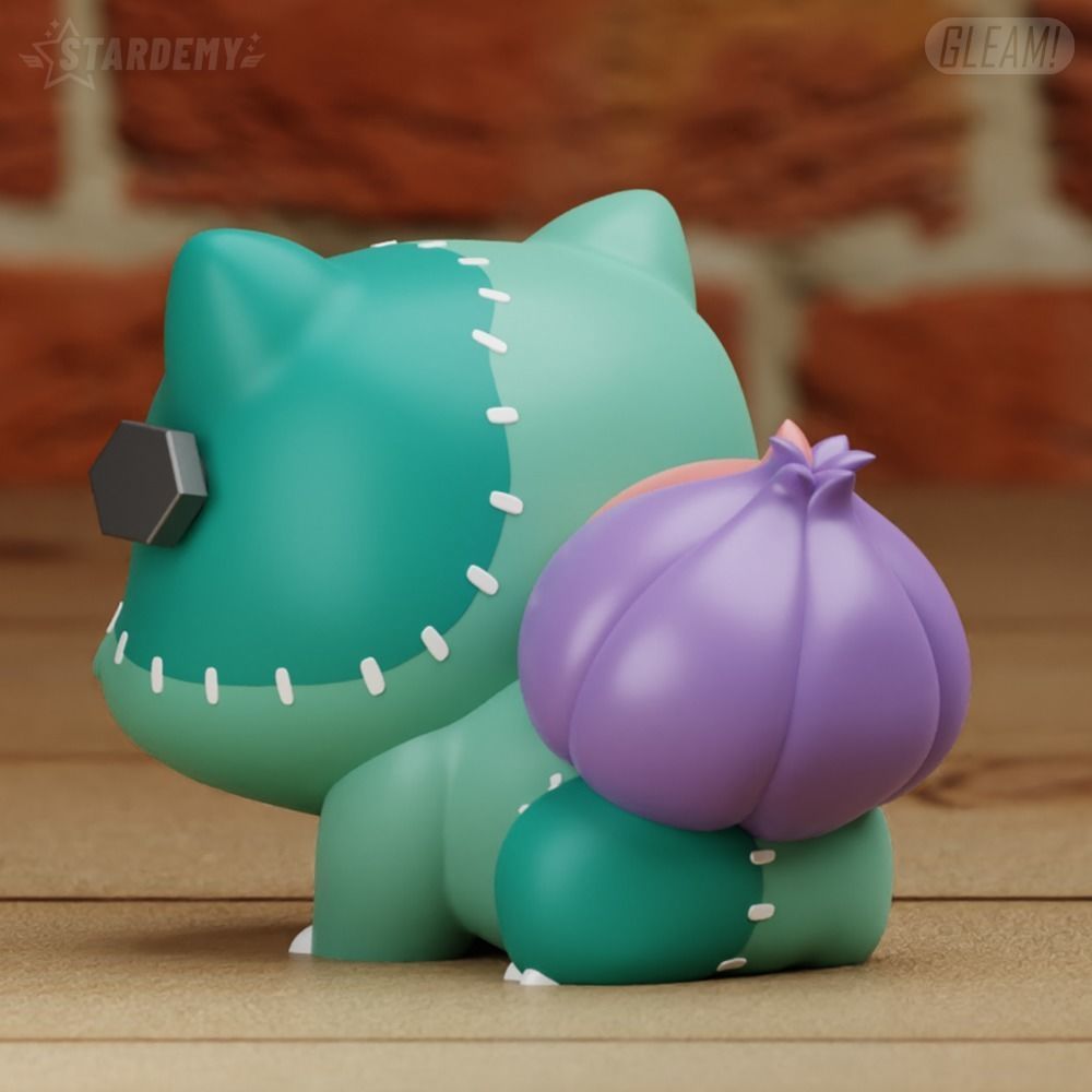 Bulbasaur Chibi Halloween Frankenstein Pokemon 3D print model_2