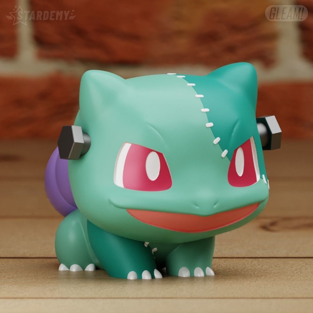 Bulbasaur Chibi Halloween Frankenstein Pokemon 3D print model_3