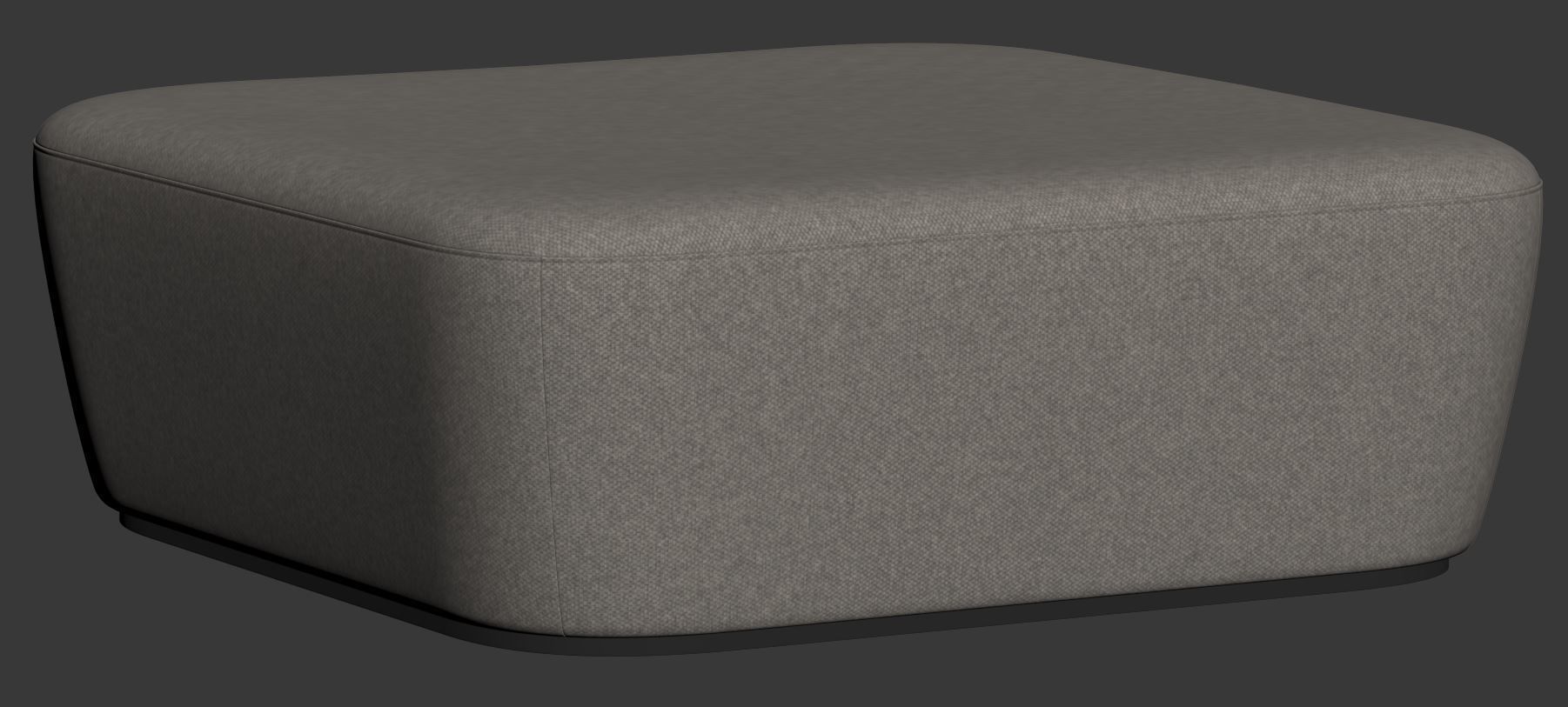 Radar Square Pouf by Frezza 3D model_19