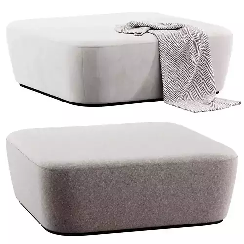 Radar Square Pouf by Frezza 3D model
