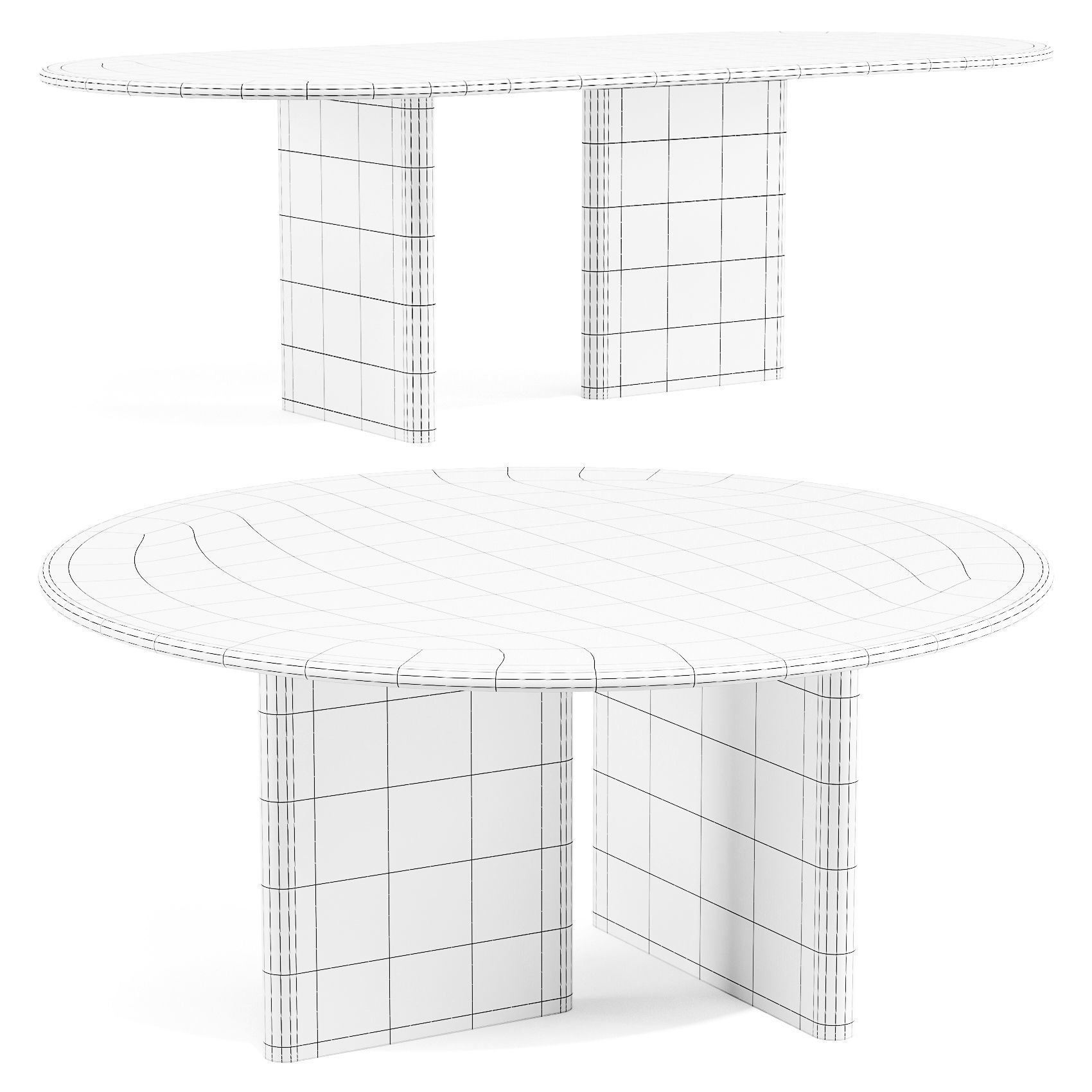 Nature Design Monolith - Dining Tables 3D model_5