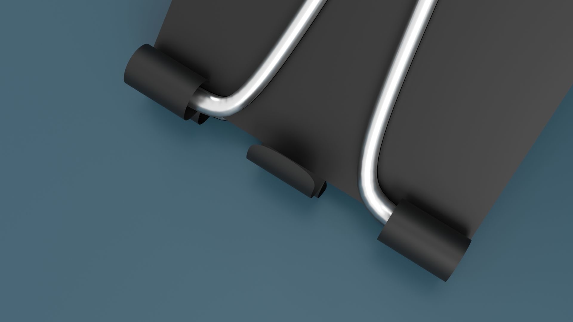 Binder Clip Low-poly 3D model_2