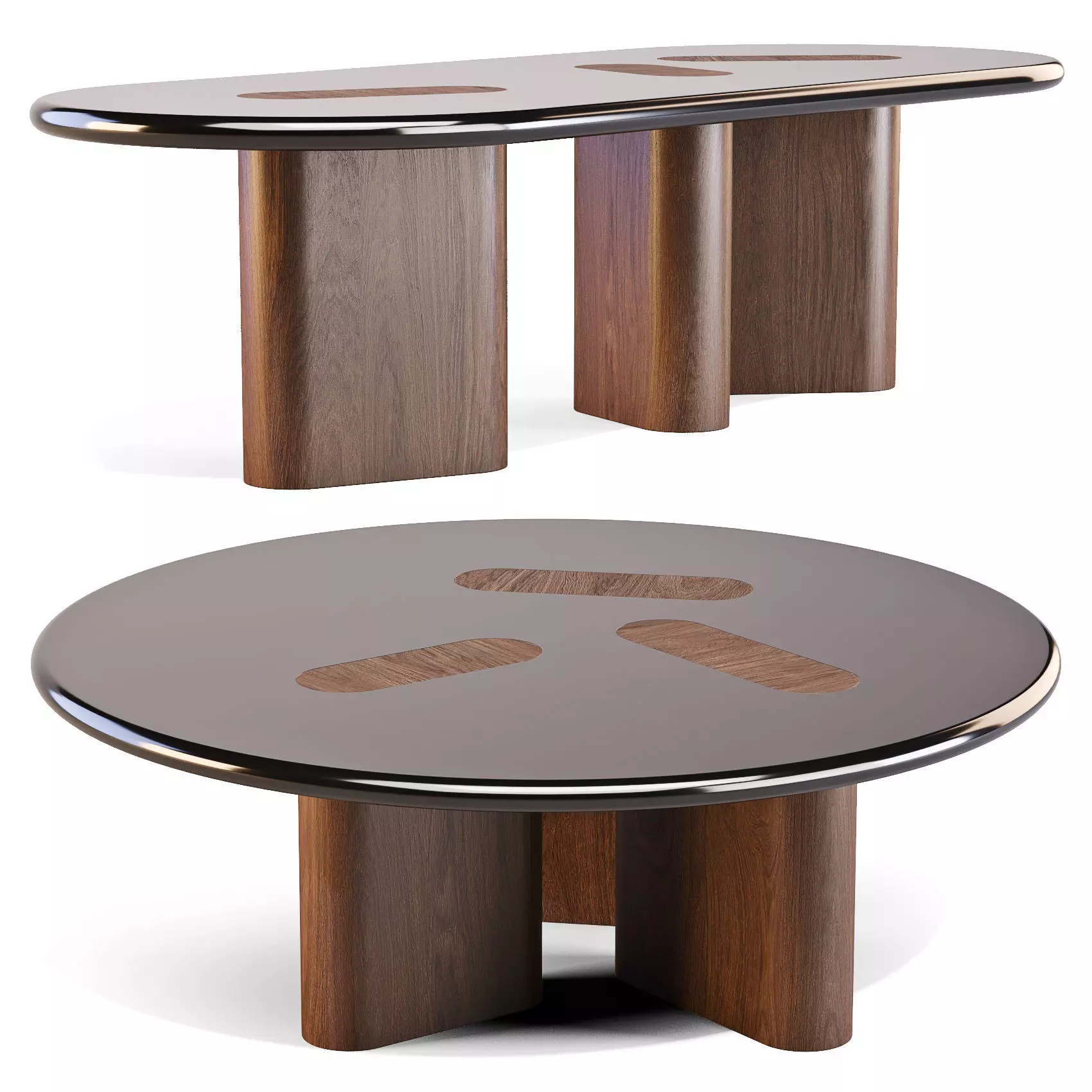 EmmeMobili Fatty - Dining Tables Set 02 3D model_0