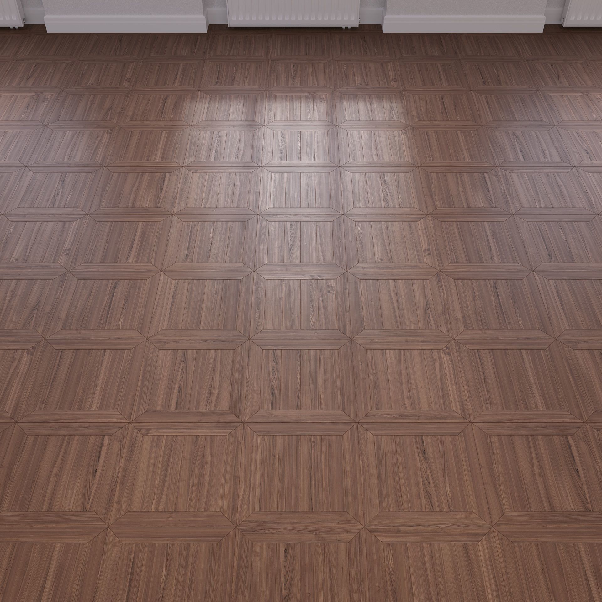 Parquet - Laminate - Wooden floor 2 in 1 Low-poly 3D model_4