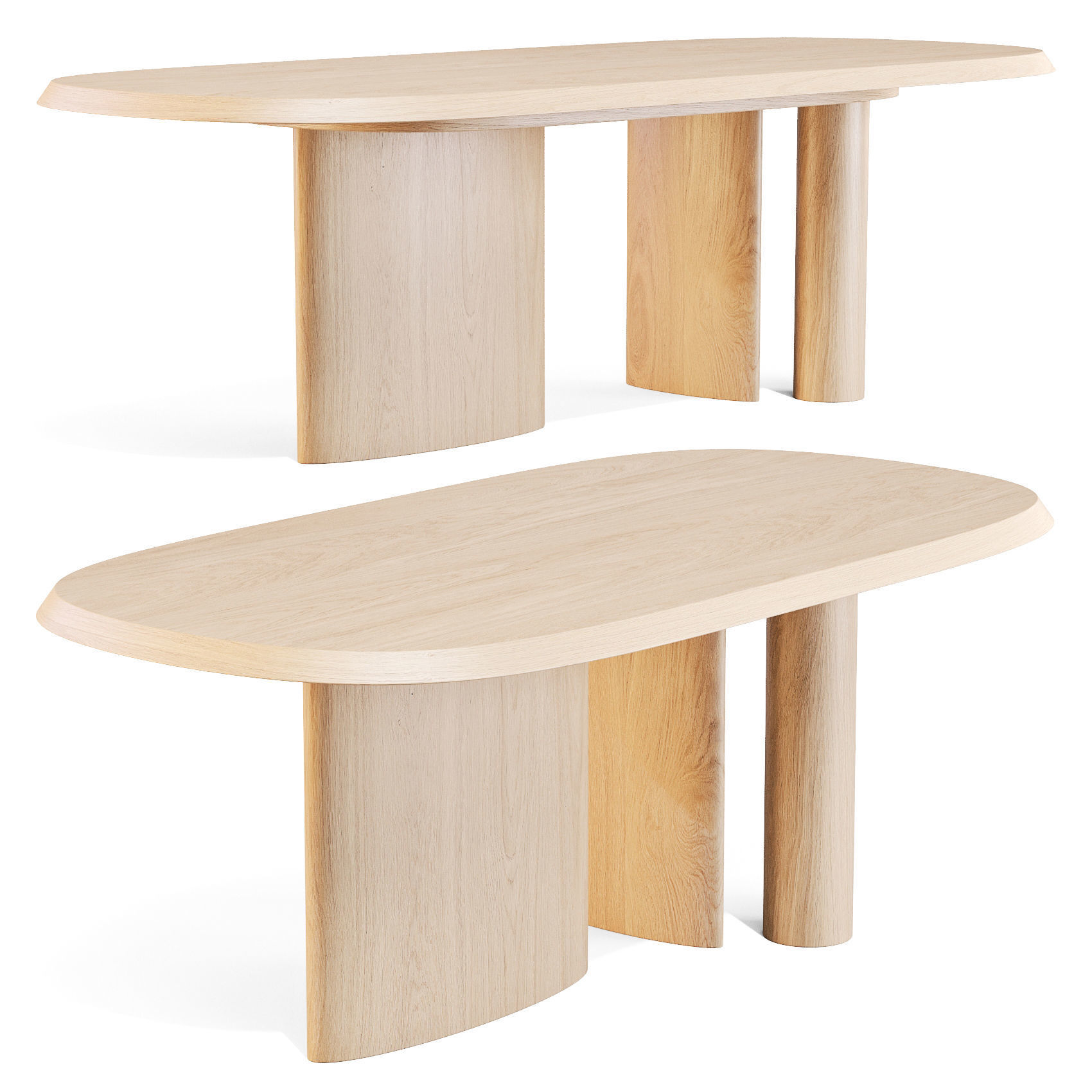 Bonaldo Padiglioni - Dining Tables 3D model_2