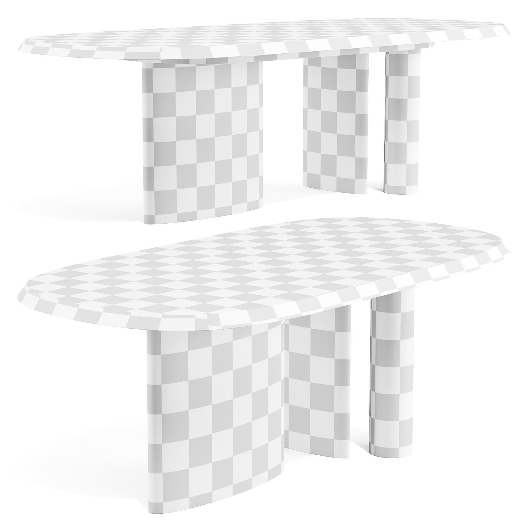 Bonaldo Padiglioni - Dining Tables 3D model_3
